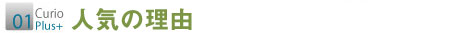 01 キュリオステーションが人気の理由